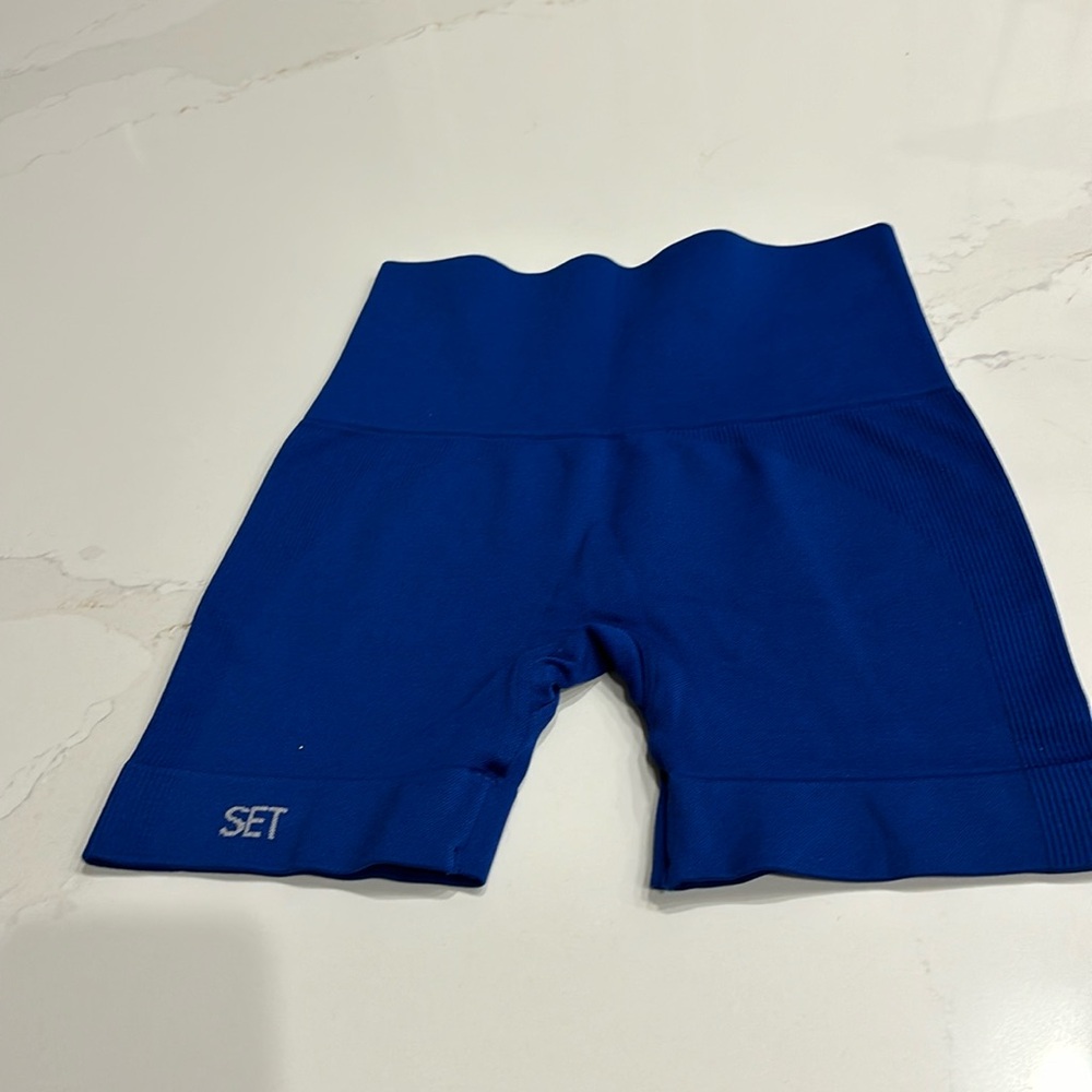 SET Active Blue Bike Shorts